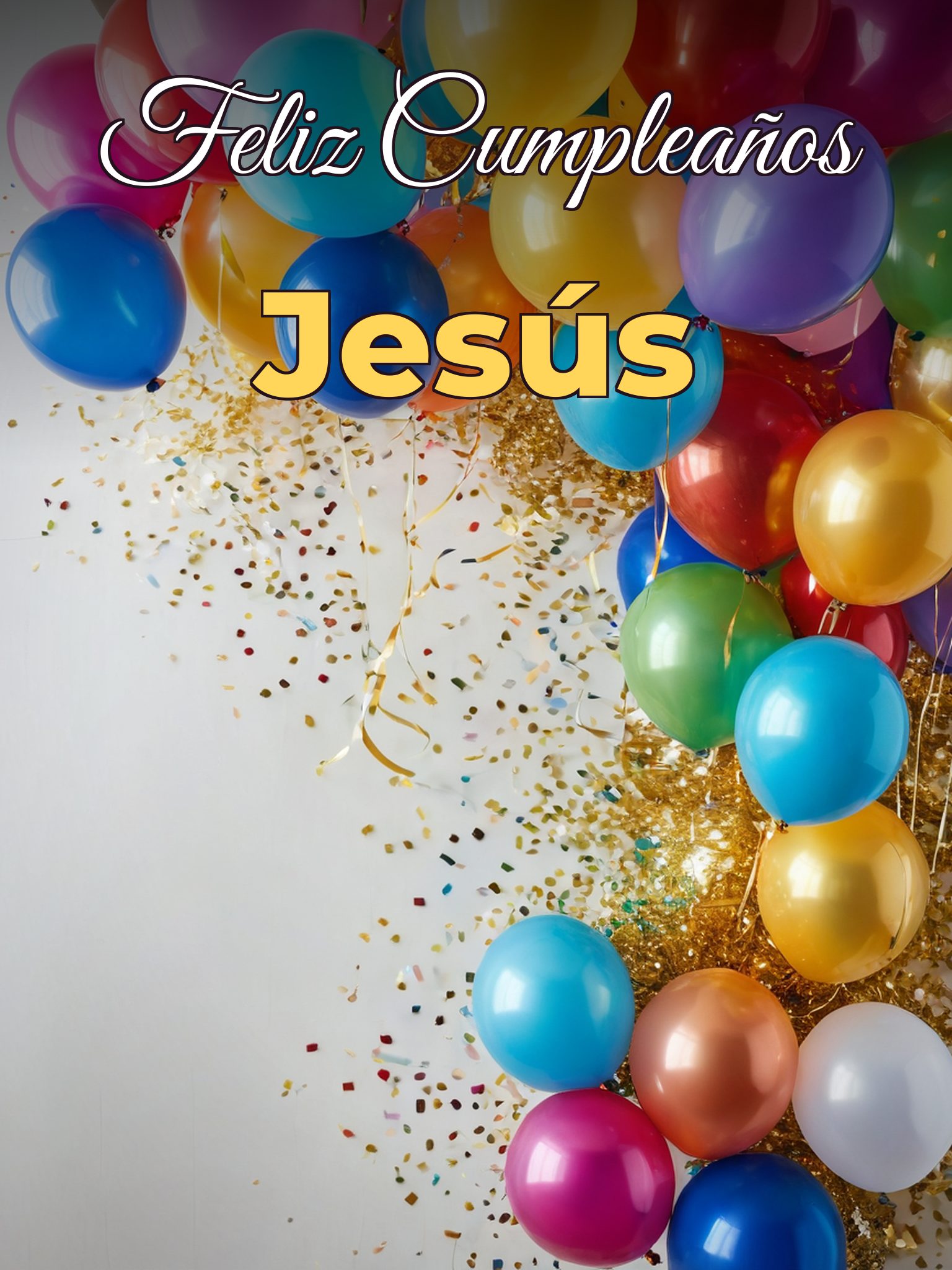 Feliz cumpleaños Jesús