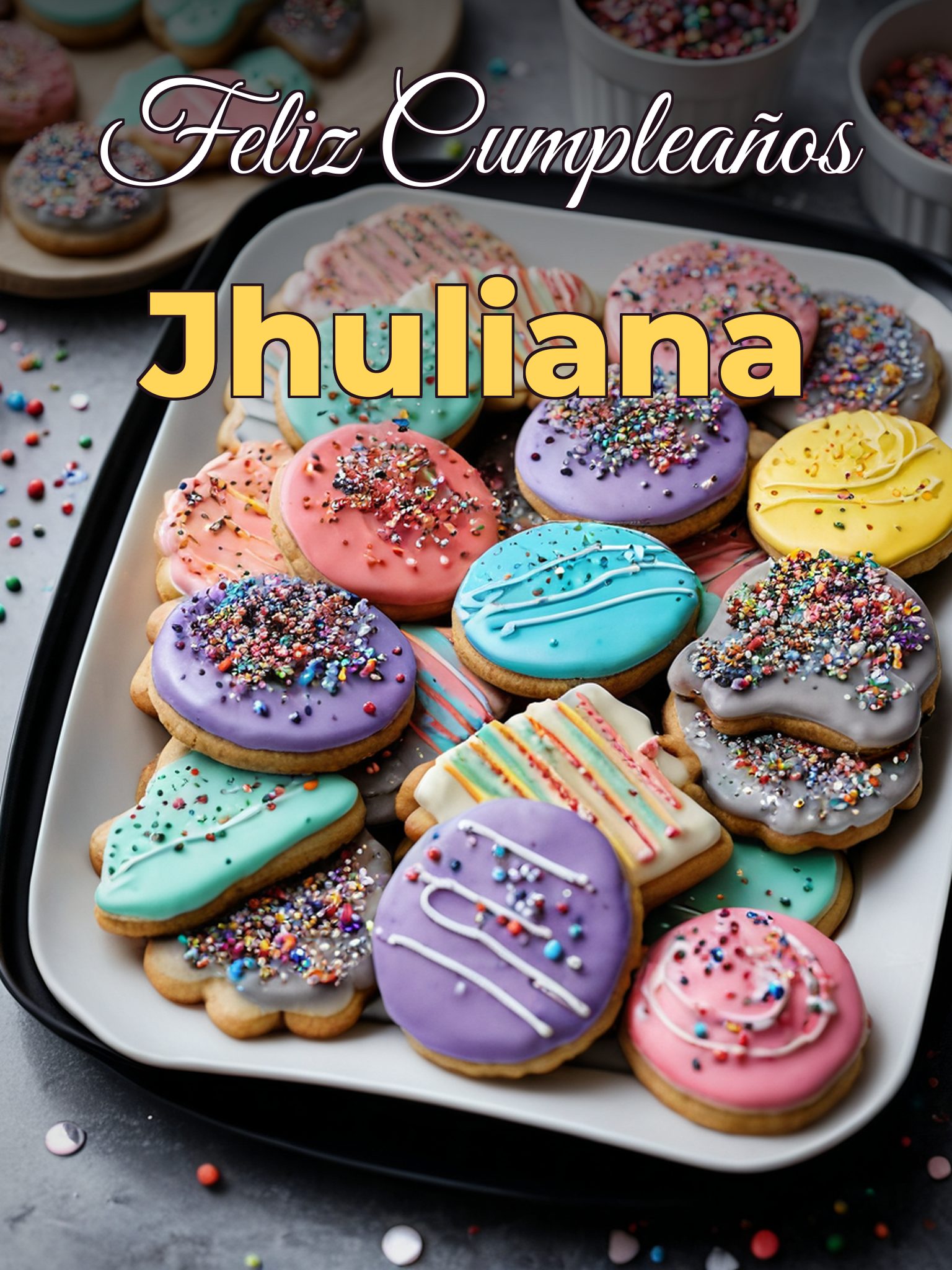 Feliz cumpleaños jhuliana