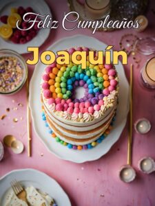 Feliz cumpleaños Joaquín