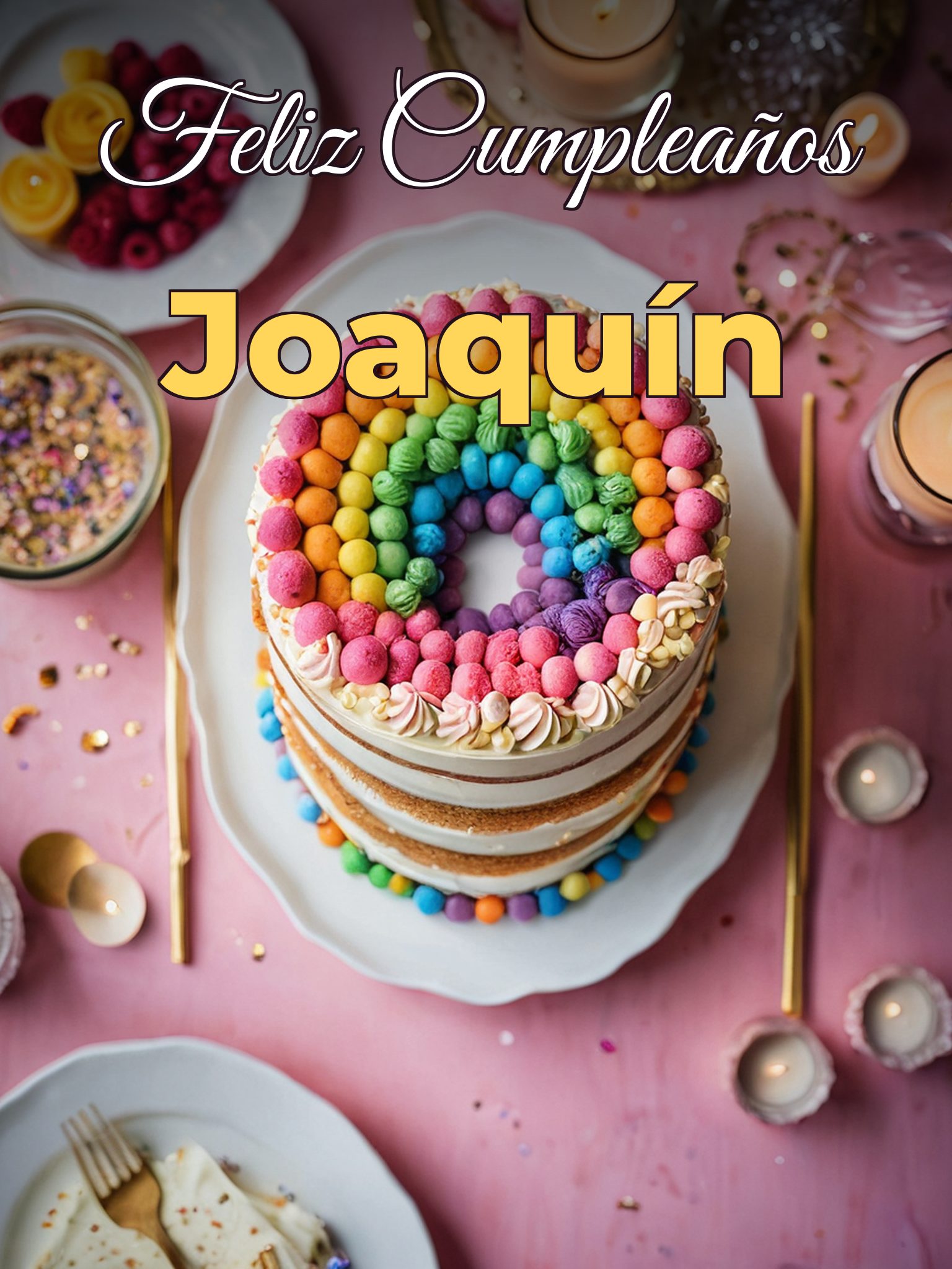 Feliz cumpleaños Joaquín