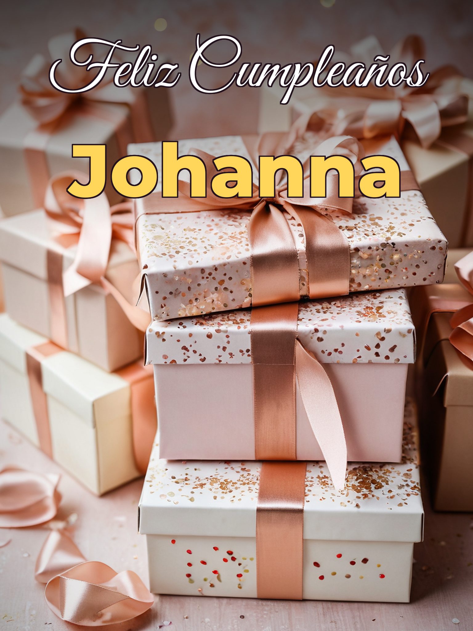 Feliz cumpleaños johanna