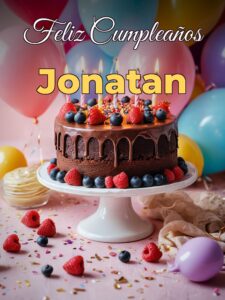 Feliz cumpleaños jonatan