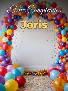 Feliz cumpleaños joris