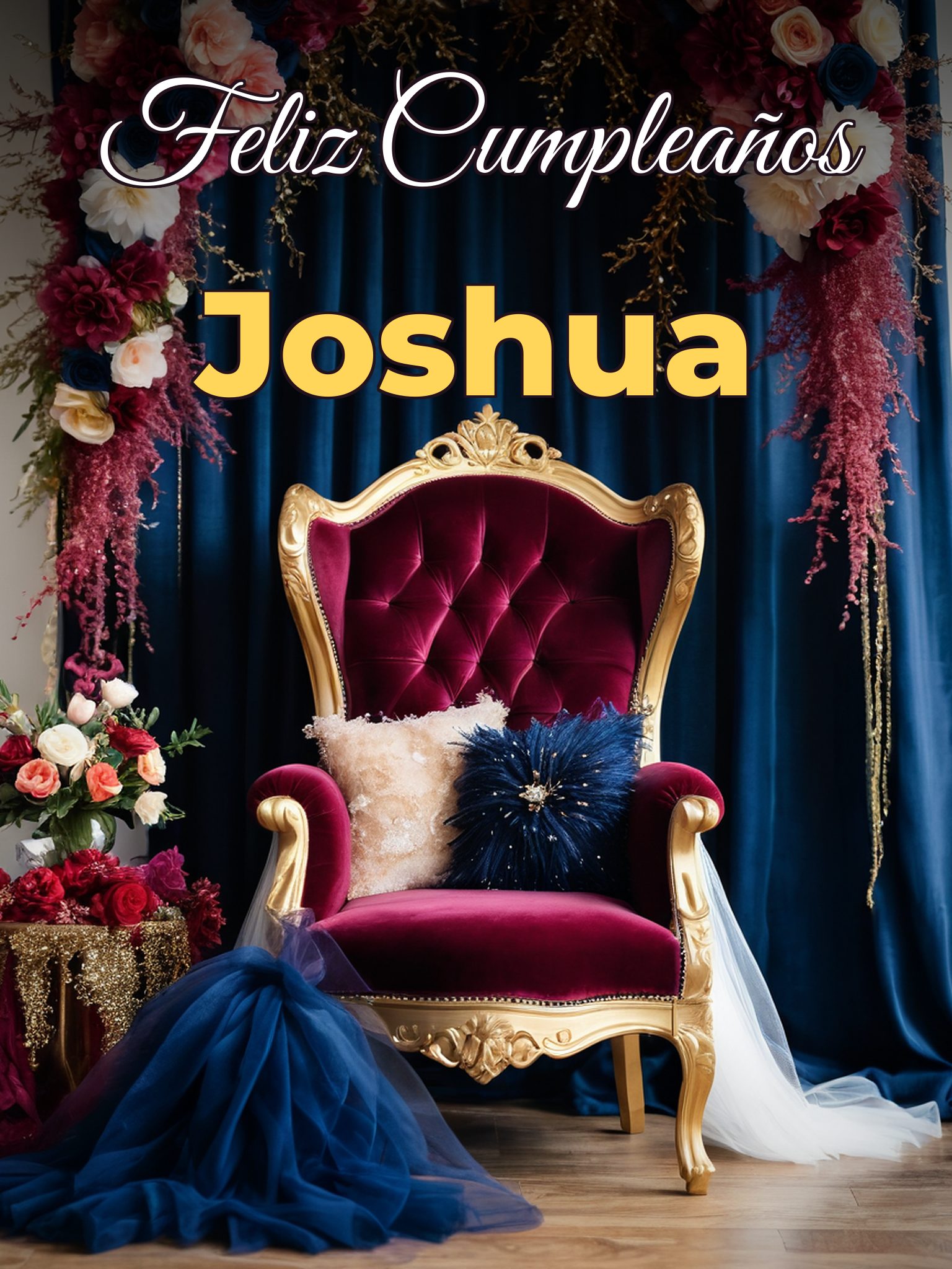 Feliz cumpleaños joshua