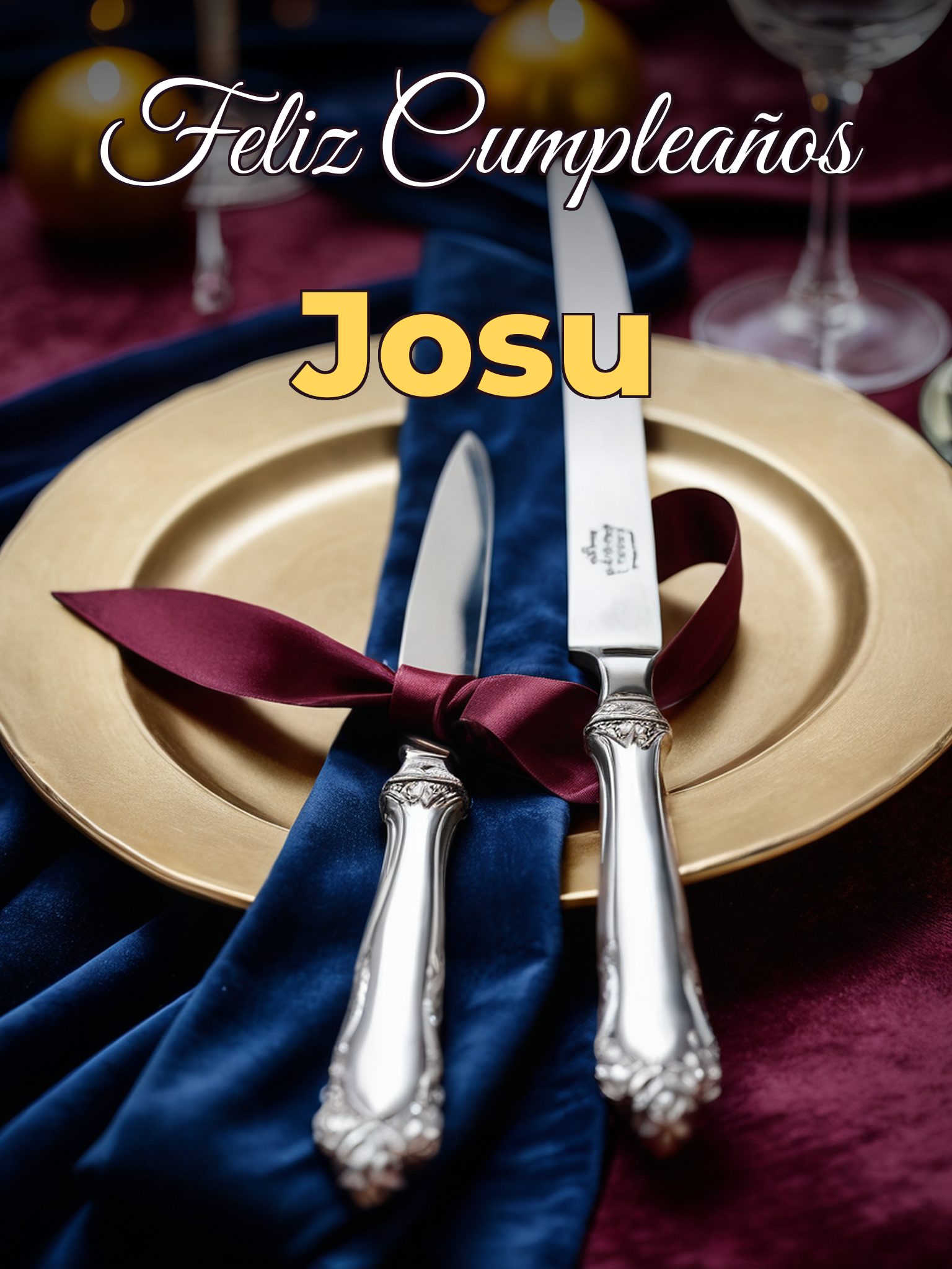 Feliz cumpleaños josu