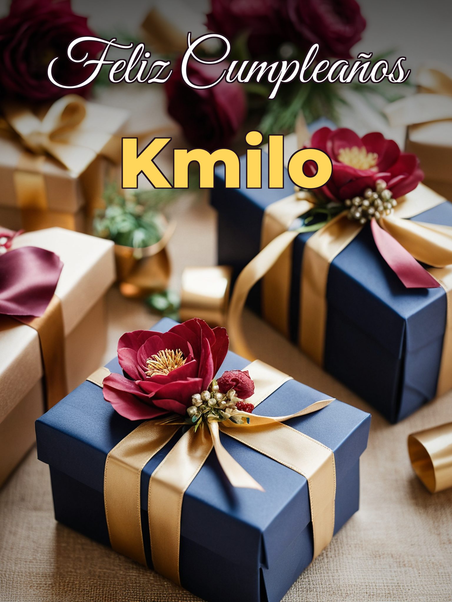Feliz cumpleaños kmilo