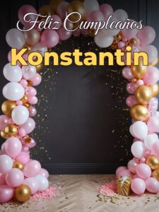 Feliz cumpleaños konstantin