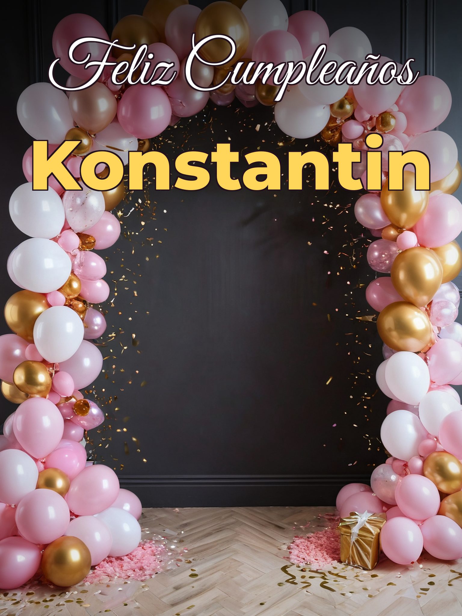 Feliz cumpleaños konstantin