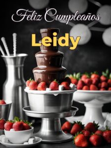 Feliz cumpleaños leidy