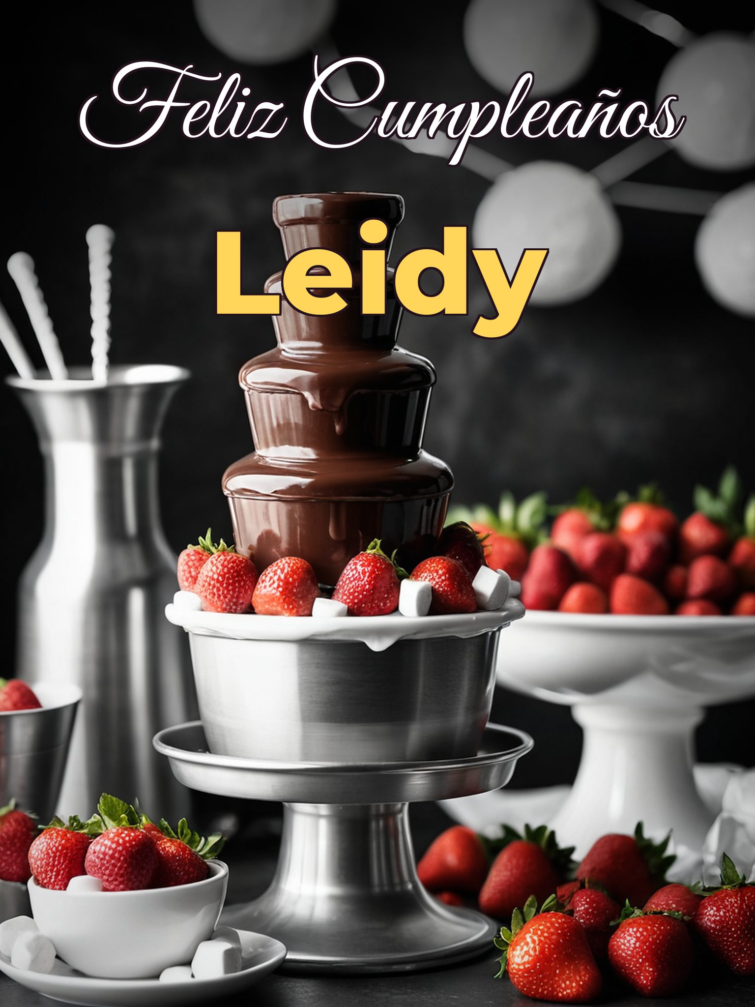 Feliz cumpleaños leidy