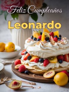 Feliz cumpleaños leonardo