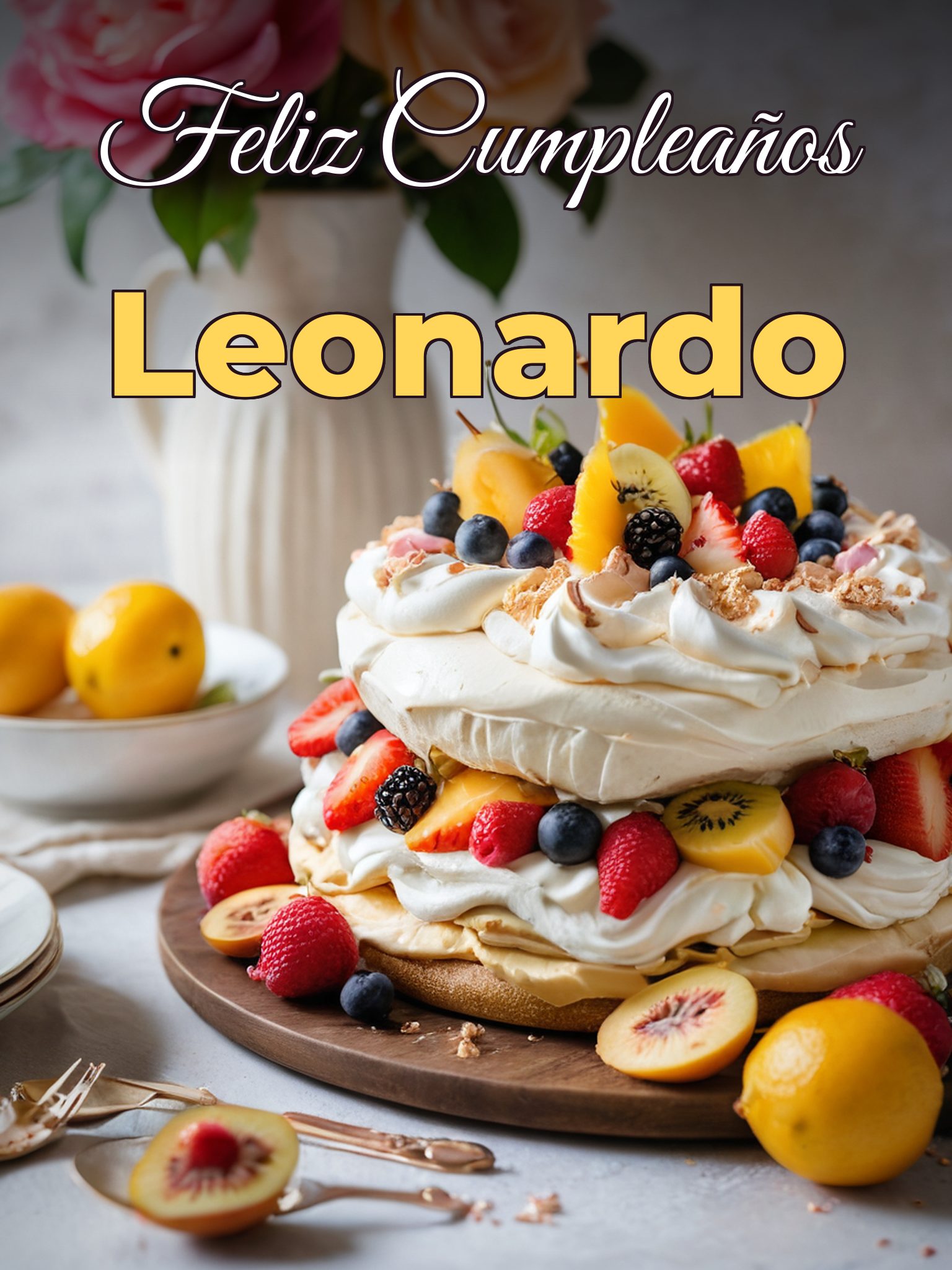 Feliz cumpleaños leonardo