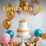 feliz cumpleaños linda paola