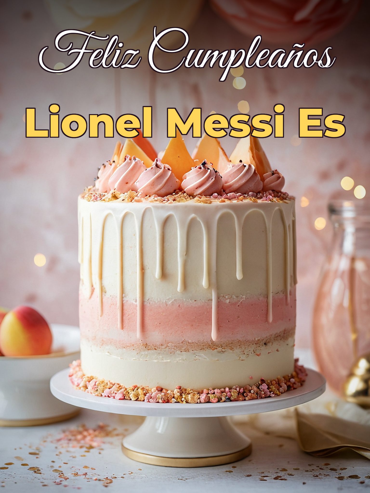 Feliz cumpleaños lionel messi es