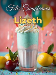 Feliz cumpleaños lizeth