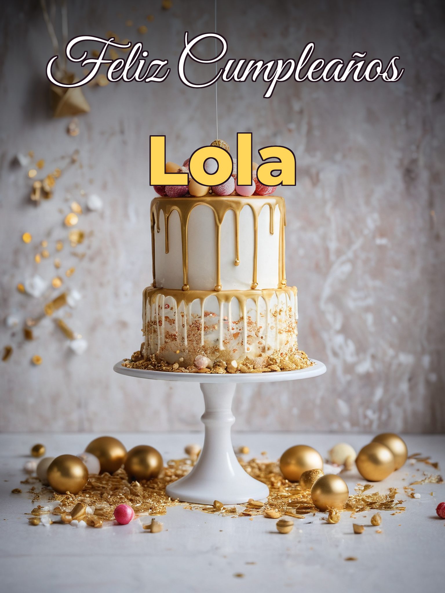 Feliz cumpleaños lola