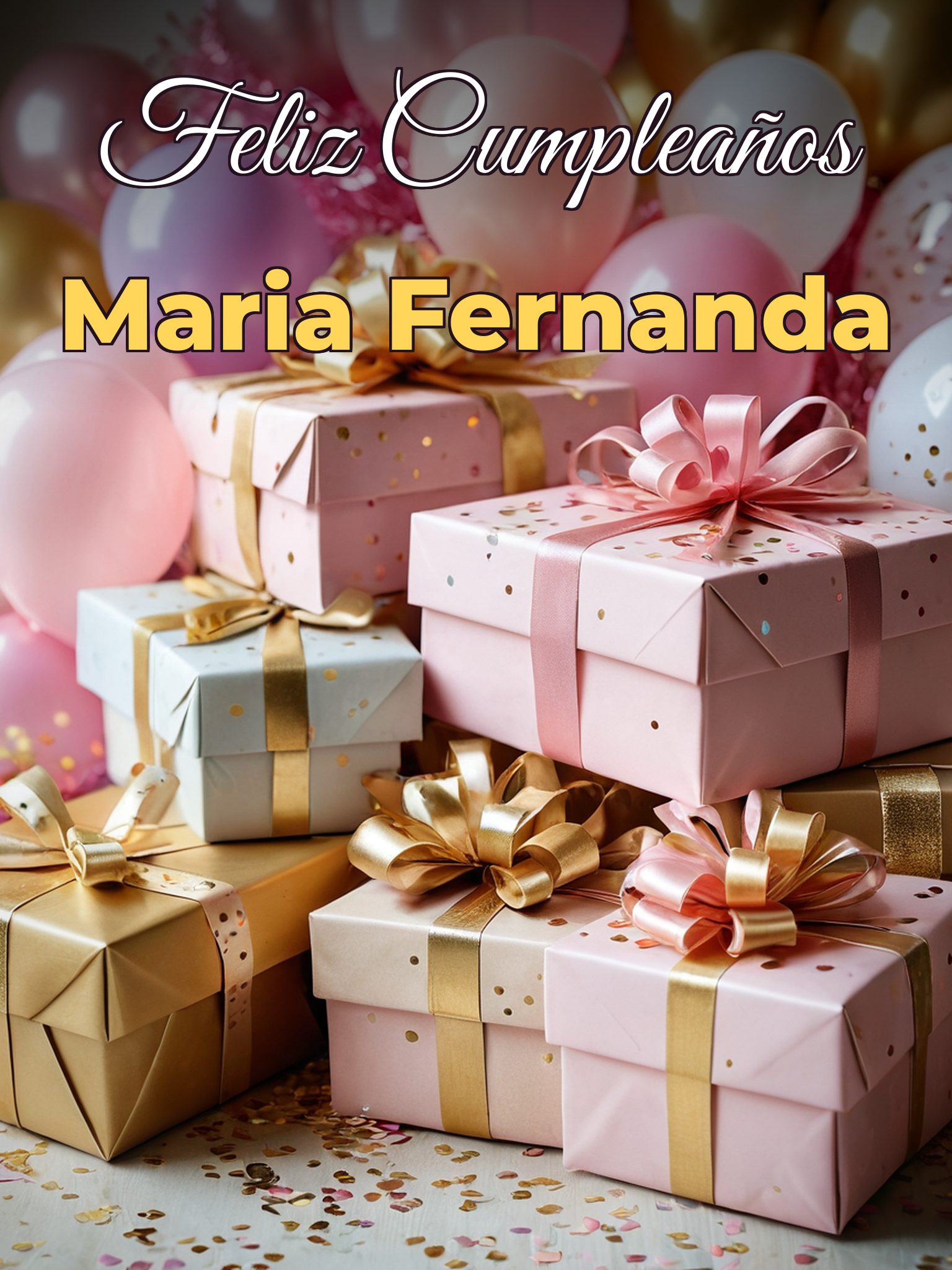 Feliz cumpleaños maria fernanda
