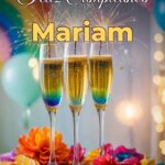 feliz cumpleaños mariam