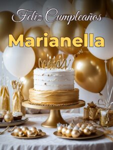 Feliz cumpleaños marianella