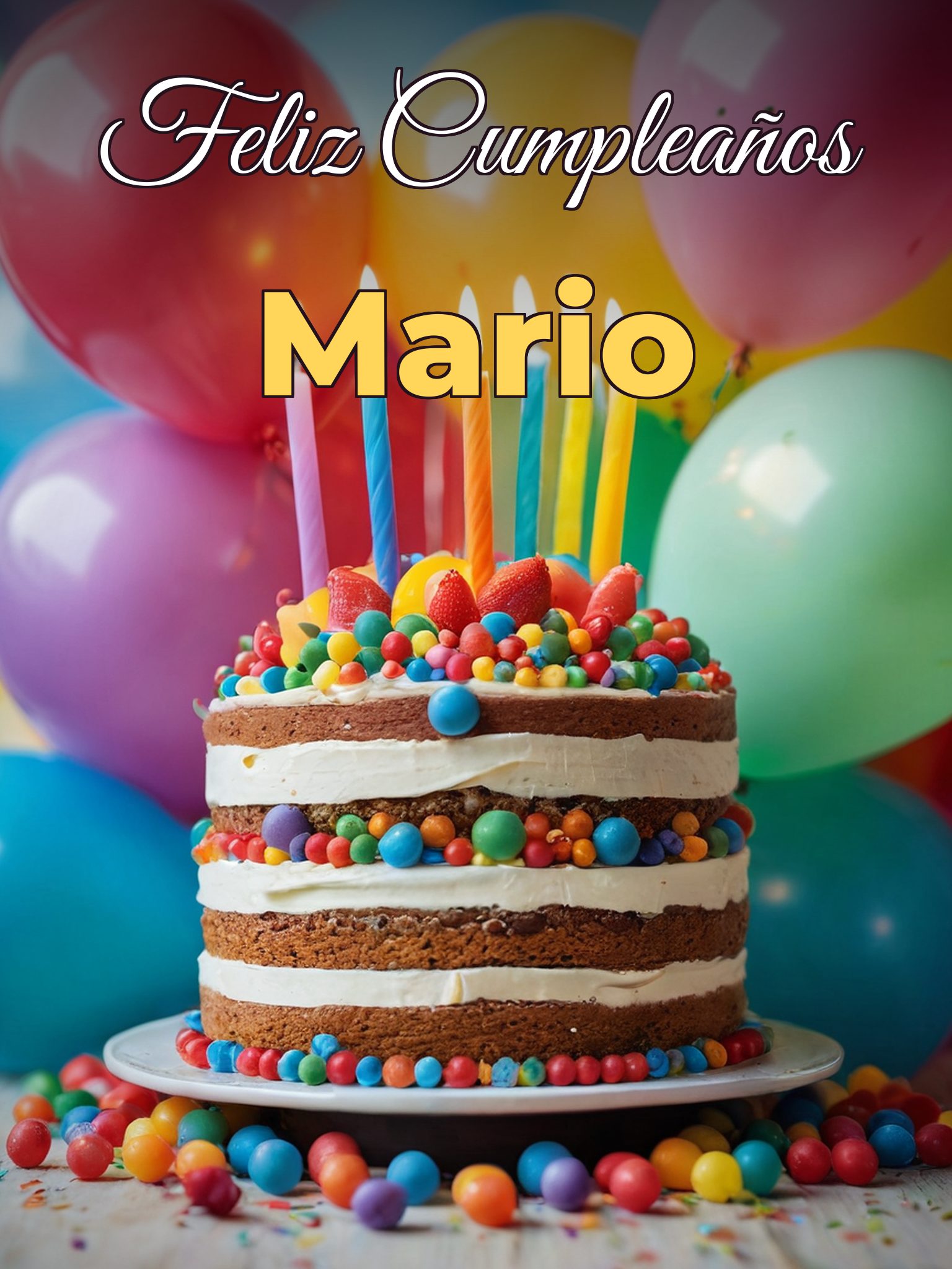 Feliz cumpleaños mario