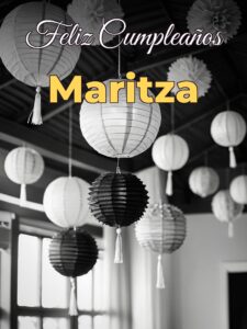 Feliz cumpleaños maritza