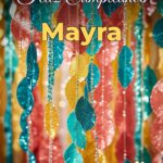 feliz cumpleaños mayra