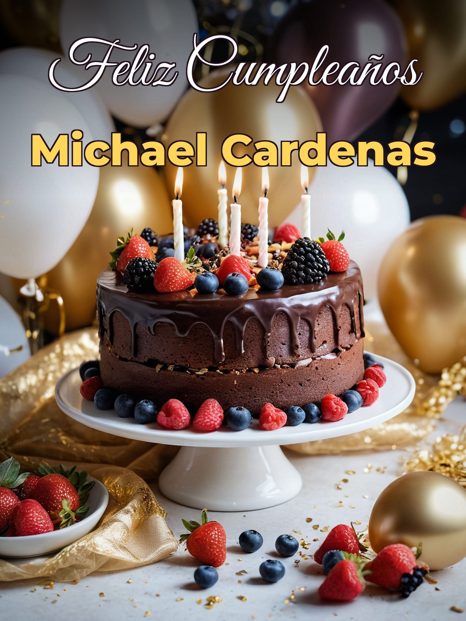 Feliz cumpleaños michael cardenas