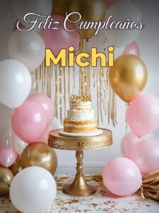Feliz cumpleaños michi