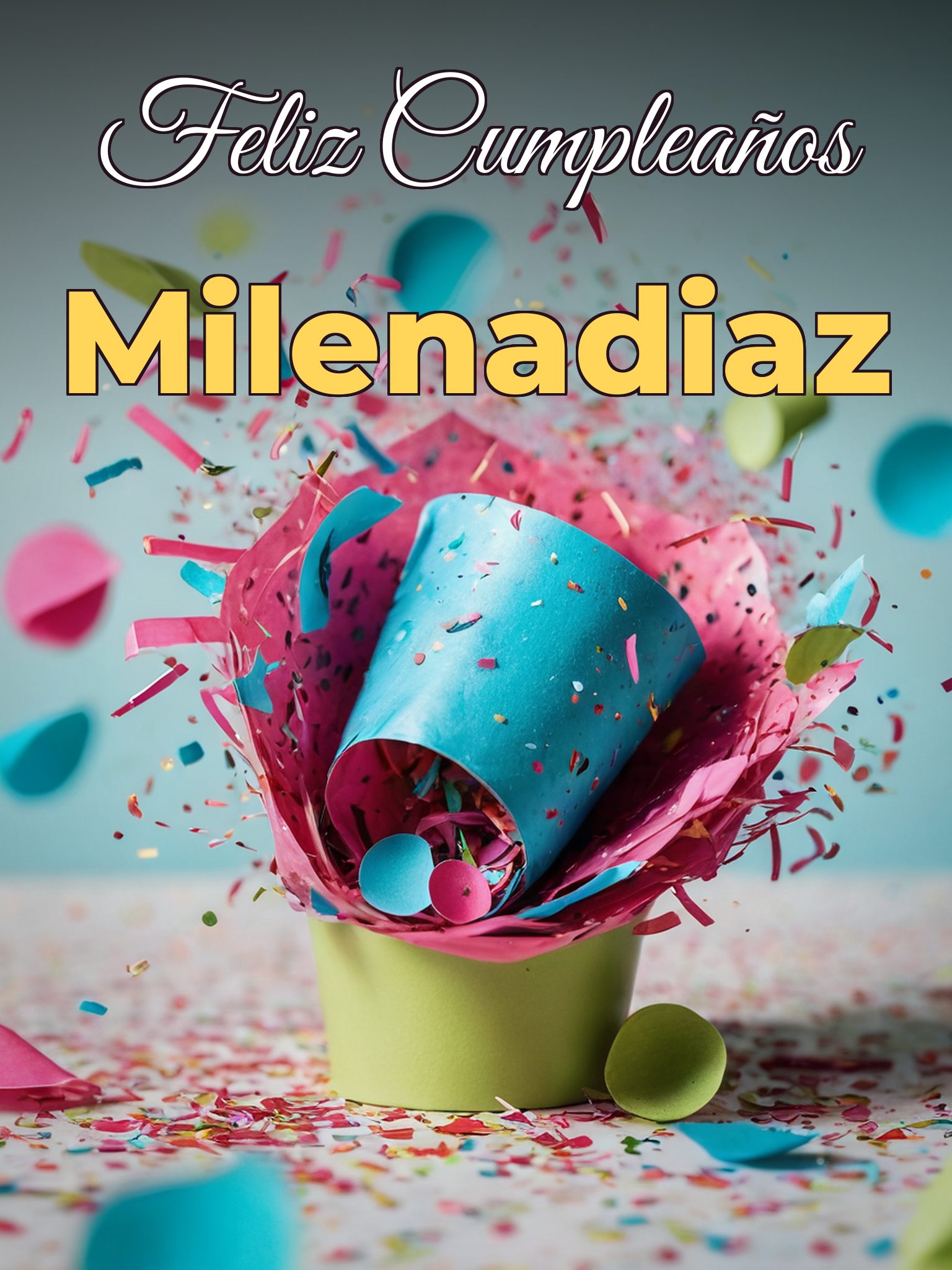 Feliz cumpleaños milenadiaz
