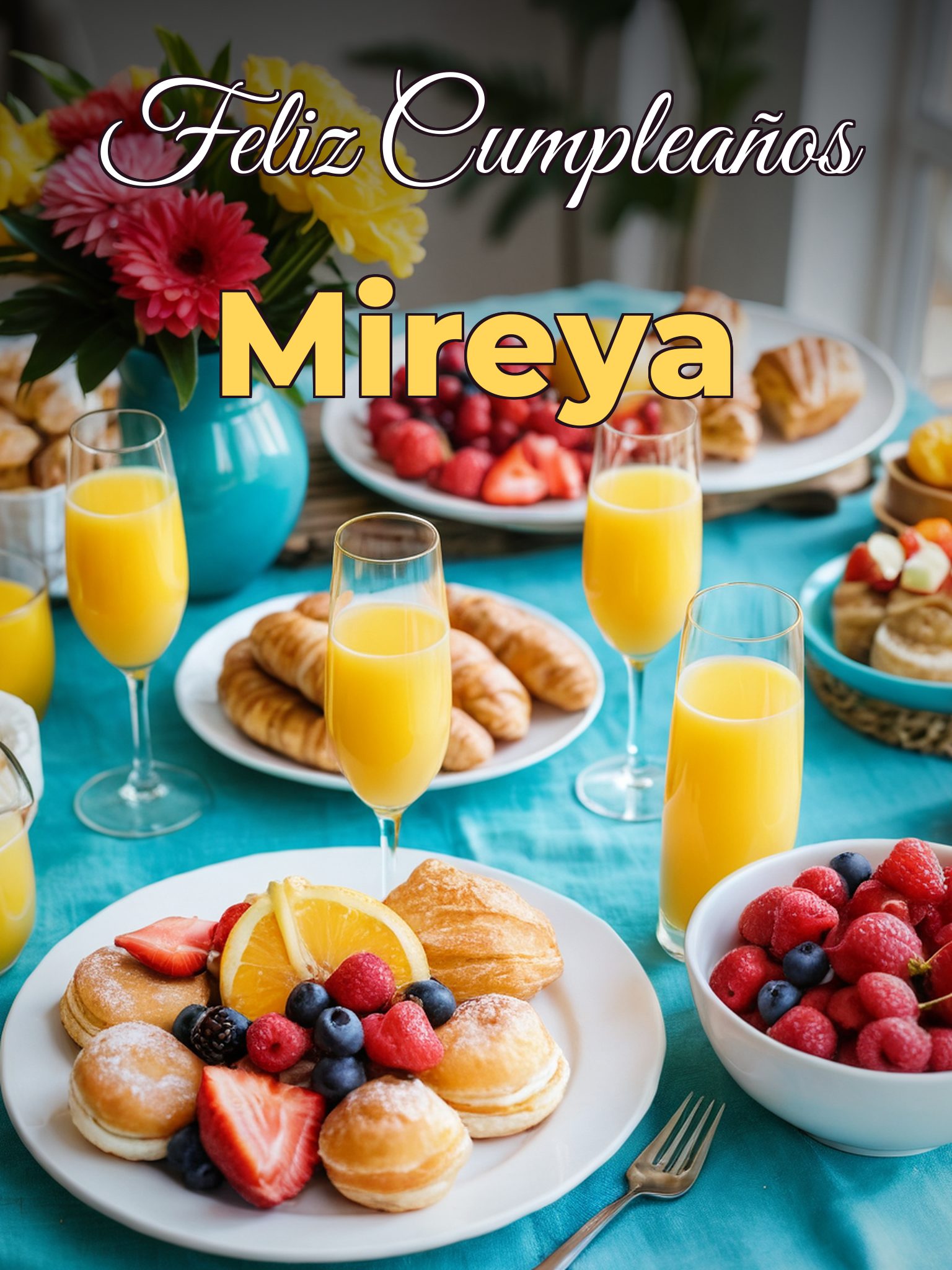 Feliz cumpleaños mireya