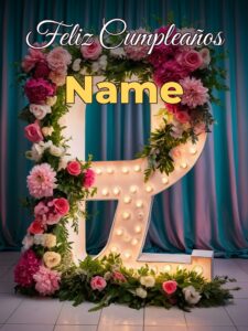 Feliz cumpleaños name