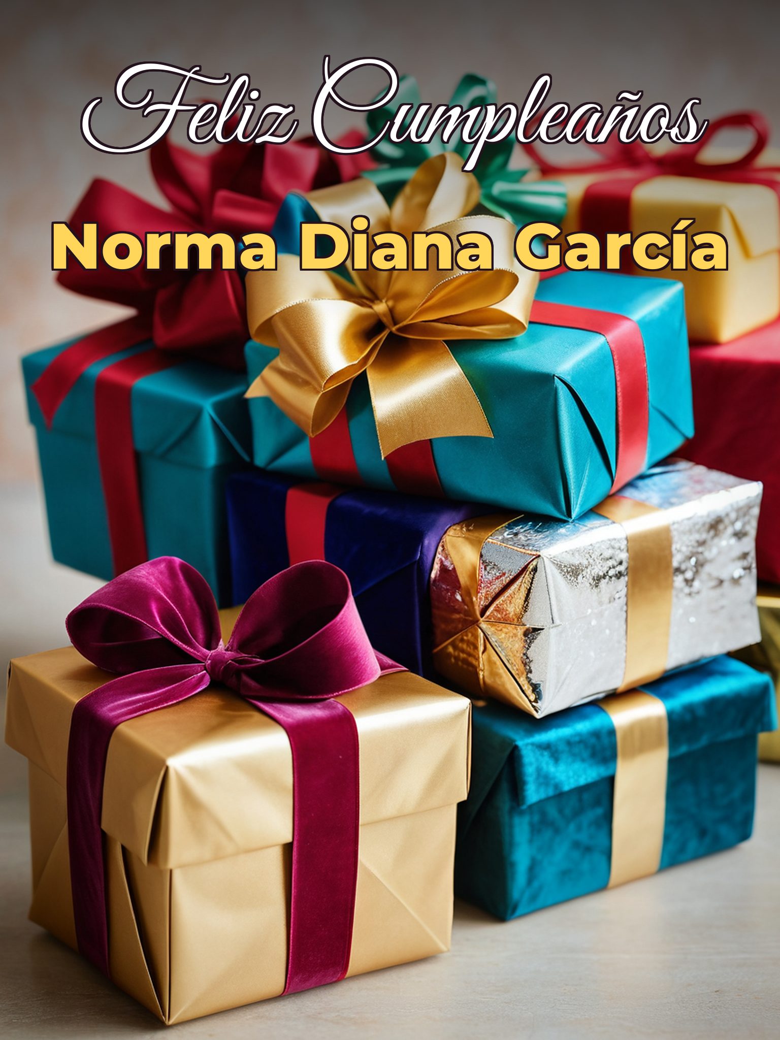 Feliz cumpleaños norma diana garcía