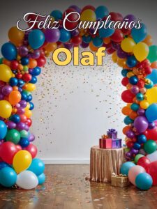 Feliz cumpleaños olaf
