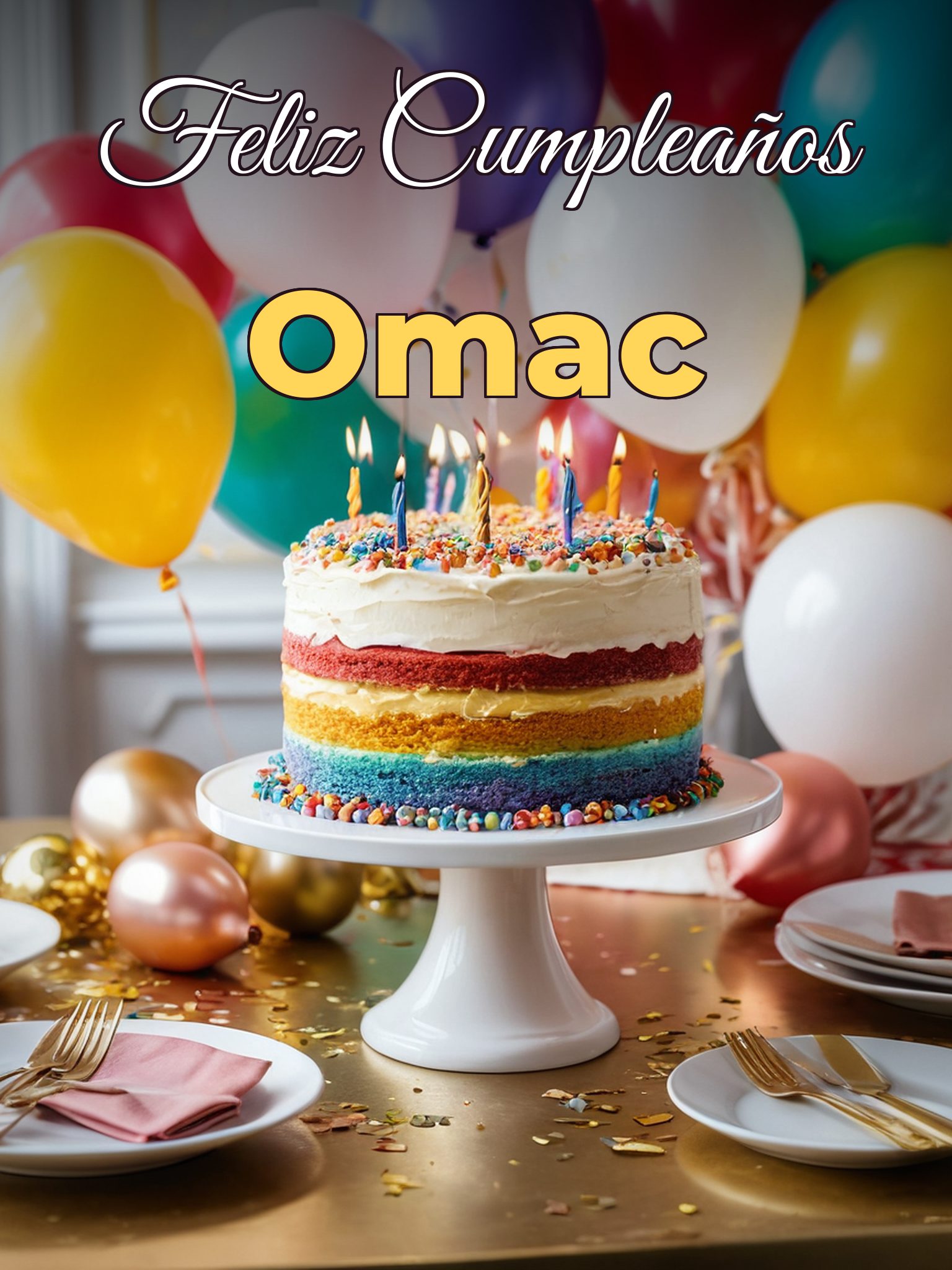 Feliz cumpleaños omac
