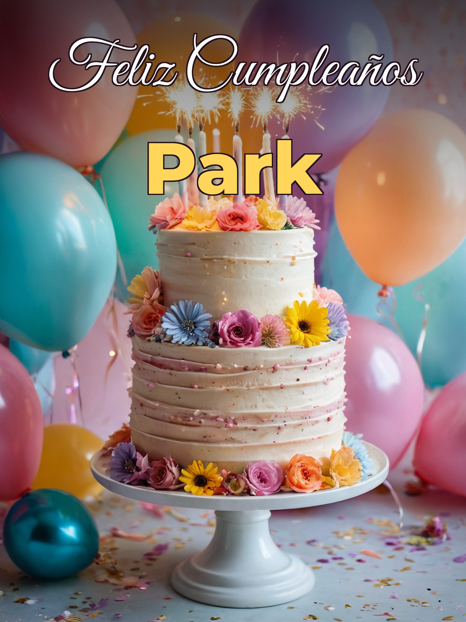 Feliz cumpleaños park