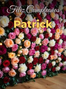 Feliz cumpleaños patrick