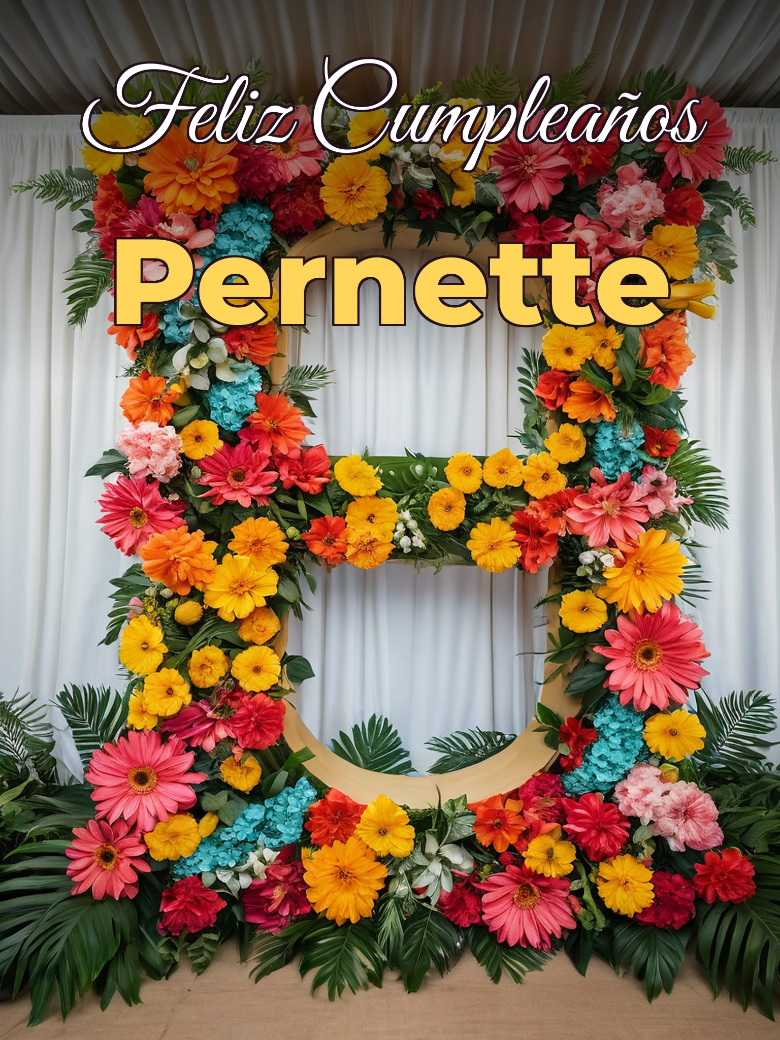 Feliz cumpleaños pernette