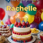 feliz cumpleaños rachelle