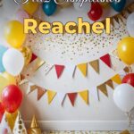 feliz cumpleaños reachel