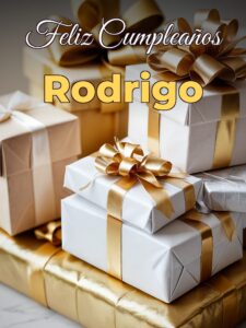Feliz cumpleaños rodrigo