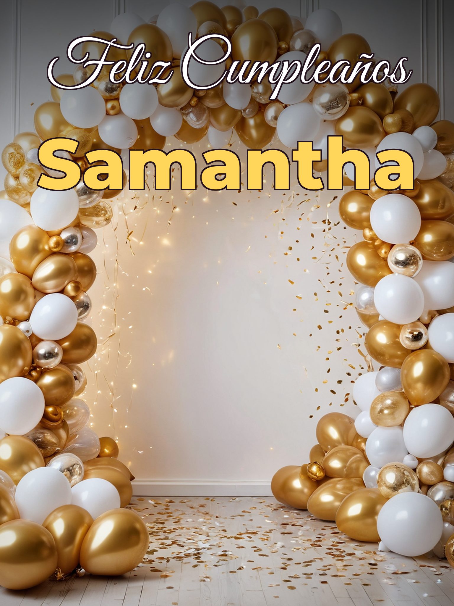 Feliz cumpleaños samantha
