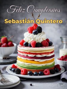 Feliz cumpleaños Sebastián quintero