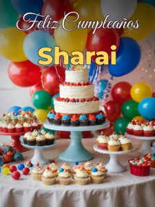Feliz cumpleaños sharai