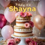 feliz cumpleaños shayna
