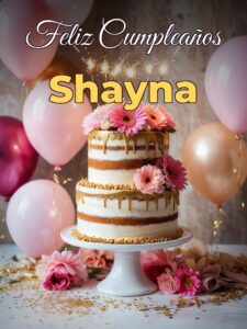 Feliz cumpleaños shayna