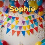 feliz cumpleaños sophie