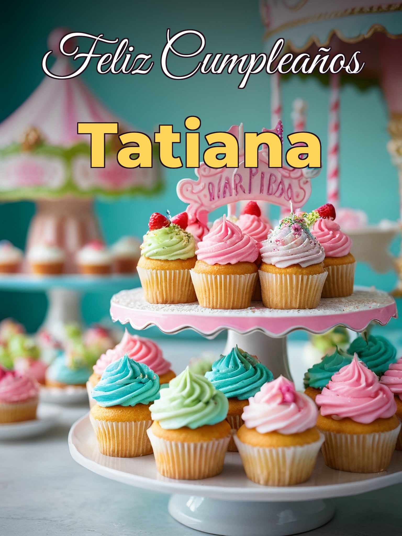 Feliz cumpleaños tatiana