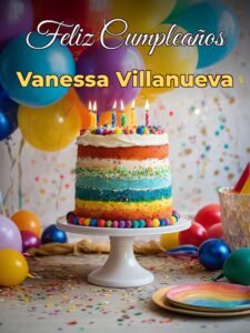 Feliz cumpleaños vanessa villanueva
