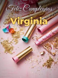 Feliz cumpleaños virginia