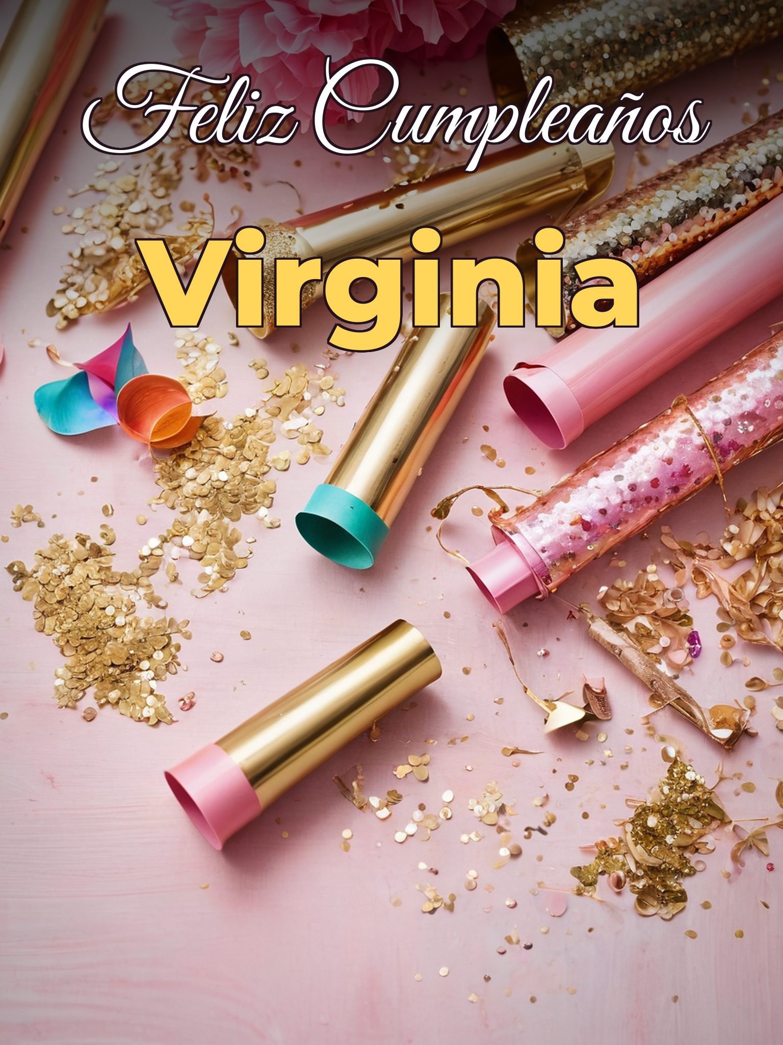 Feliz cumpleaños virginia
